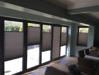 ‘Duette’ Pleated blinds